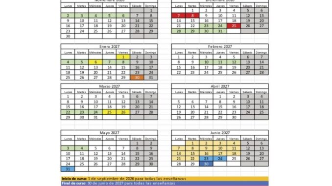 publicaci-n-en-el-boc-del-calendario-escolar-para-el-curso-2026-27