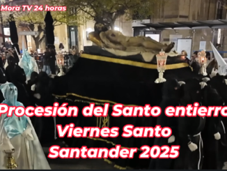 Video completo de la Procesión del Santo Entierro el Viernes Santo en Santander