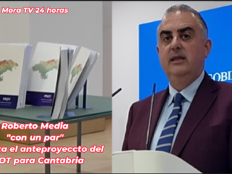 Roberto Media, con un par, presenta despues de 14 años de intentos un PROT para Cantabria