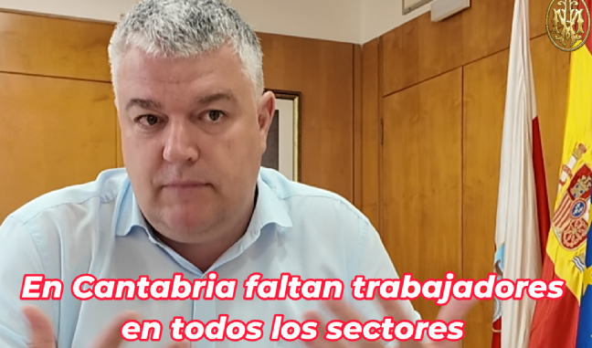 «En Cantabria hacen falta trabajadores» afirma Luis Angel Agüeros Sánchez