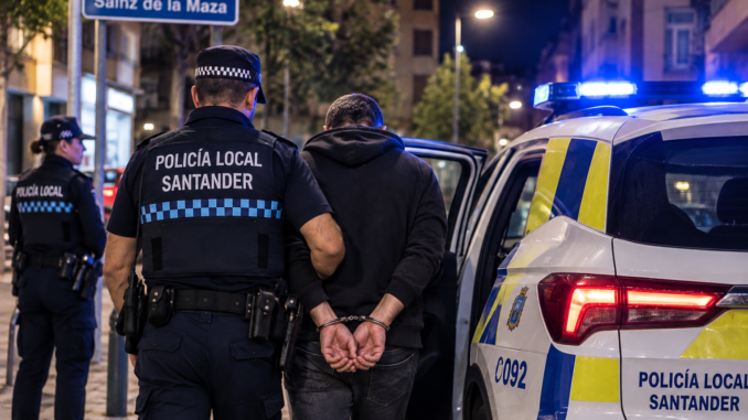 Detenido un hombre en Santander por presuntamente agredir, amenazar e insultar a su expareja