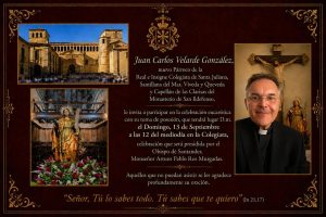 Juan Carlos Velarde González, nuevo párroco de la Real e Insigne Colegiata de Santa Juliana (Santillana del Mar)
