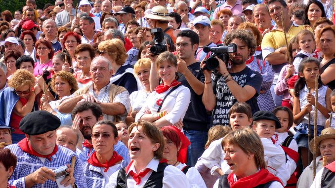 San Cipriano como siempre LA ROMERÍA MAYOR DE CANTABRIA se mojó