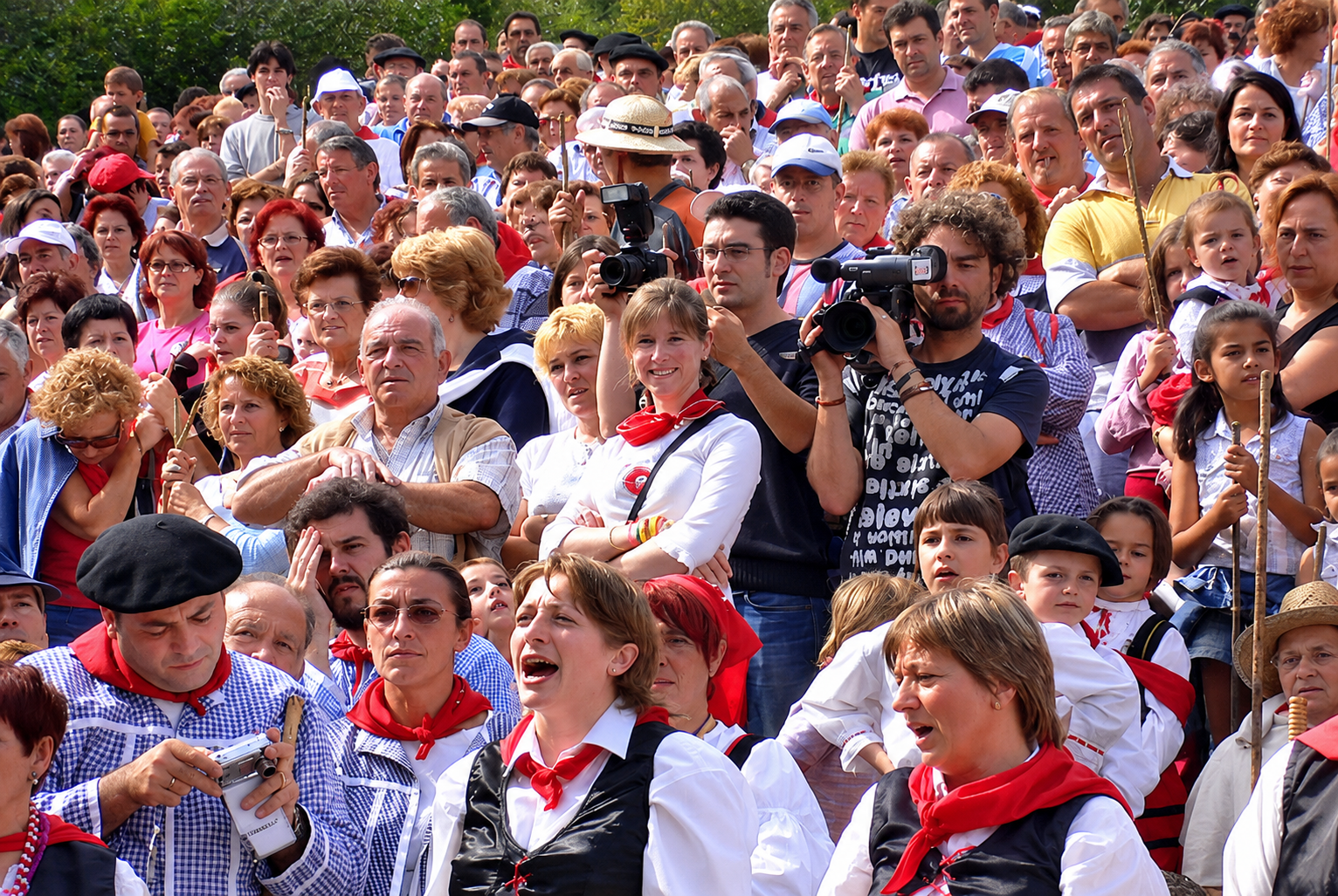 San Cipriano como siempre LA ROMERÍA MAYOR DE CANTABRIA se mojó
