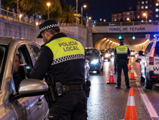 Dos conductores dan positivo en alcohol en Vía Cornelia y el Túnel de Tetuán