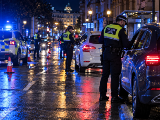 Cinco conductores dan positivo en drogas en un control policial en la calle Vargas de Santander