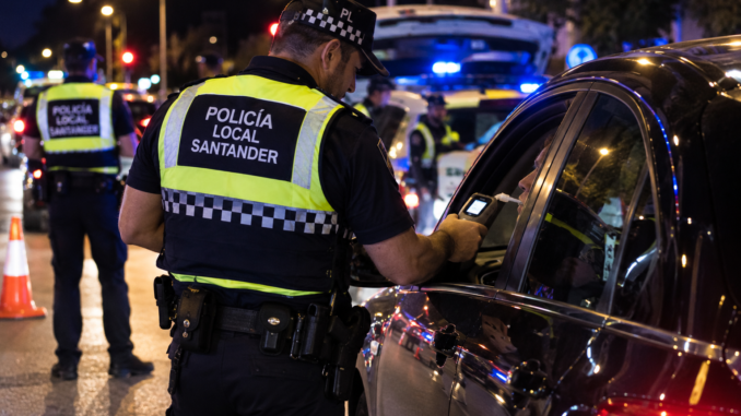 Seis positivos en drogas en una tarde de controles de la Policía Local de Santander