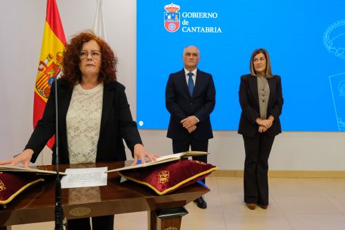 Juan Sáez y Tamara González toman posesión como nuevos consejeros del Gobierno de Cantabria